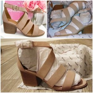 Beige Strappy Heel